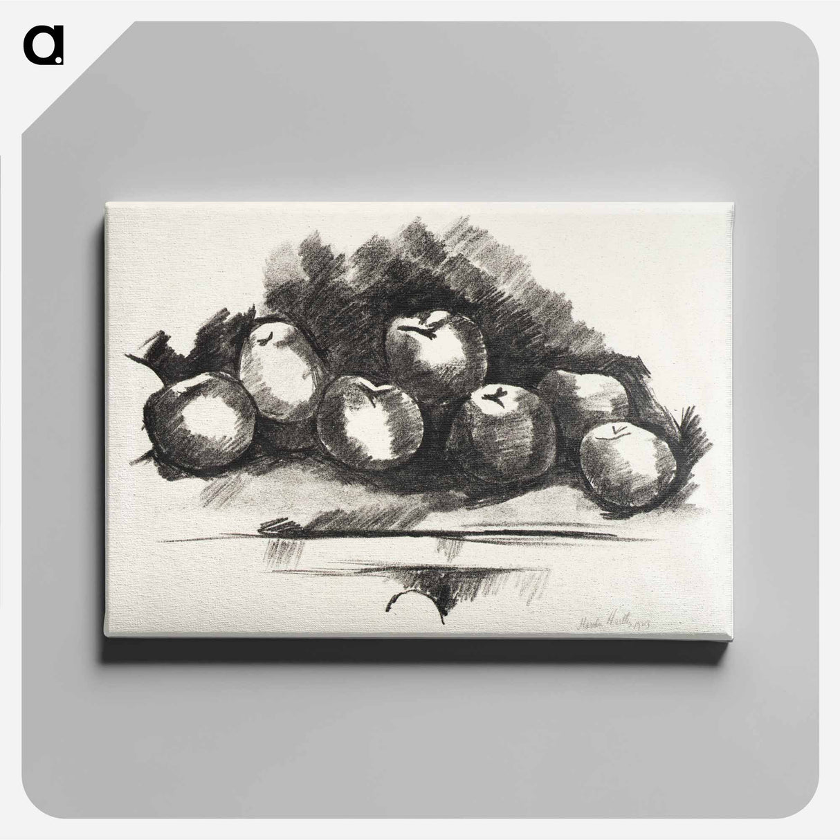アートパネル-Apples on Table - マースデン ハートリー Canvas.