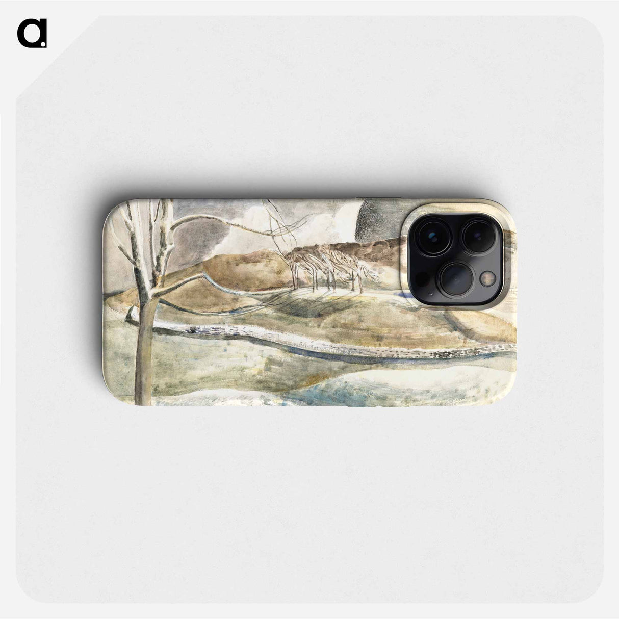 Moonrise over Cleeve Hill - Paul Nash Phone Case.