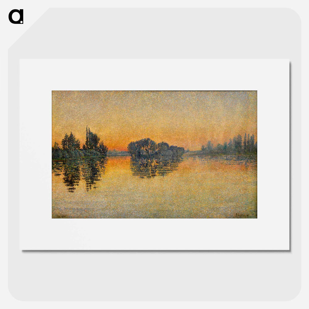 Sunset - Paul Signac Poster.