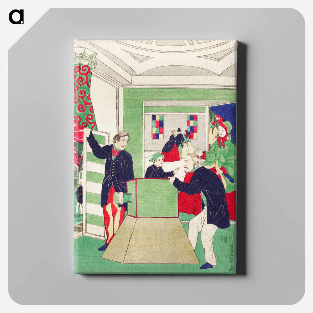 Early Foreign Photographer in Yokohama - 歌川よしかず Canvas.