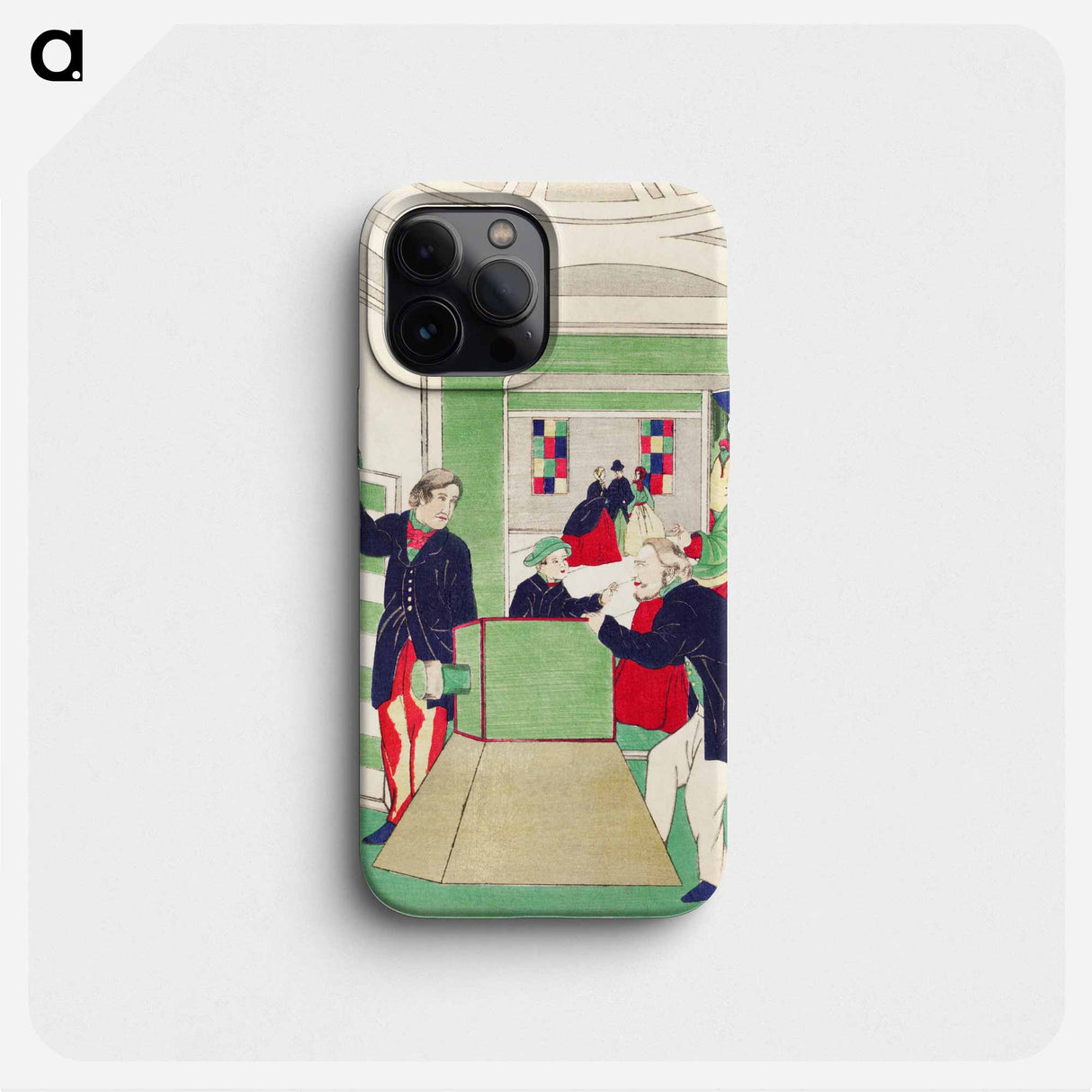 Early Foreign Photographer in Yokohama - 歌川よしかず Phone Case.