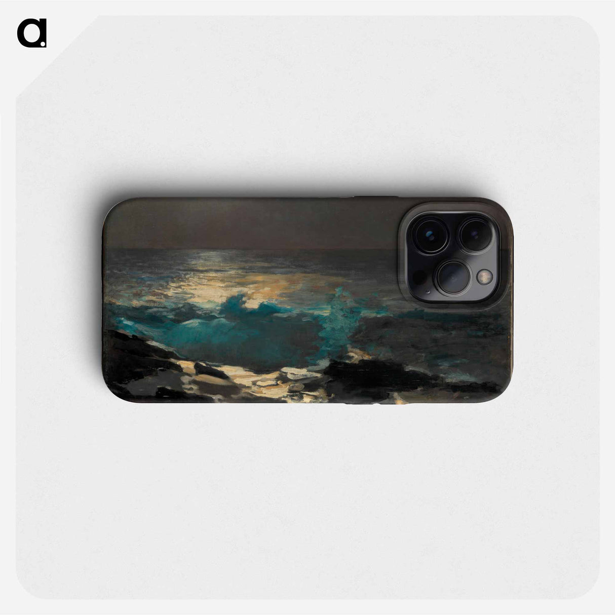 Moonlight, Wood Island Light - ウィンスロー ホーマー Phone Case.
