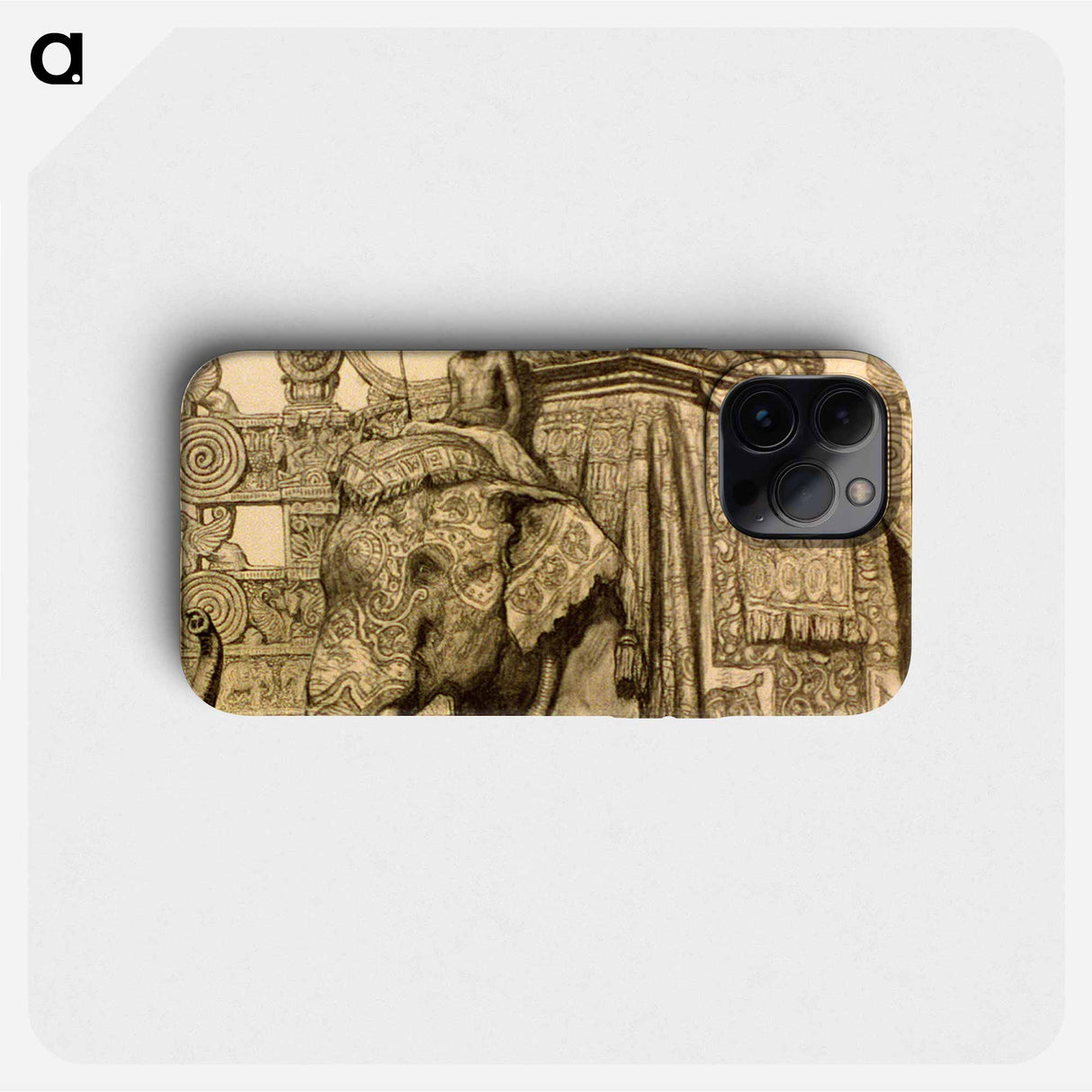 Elephant with howdah - Wladyslaw Theodor Benda Phone Case.