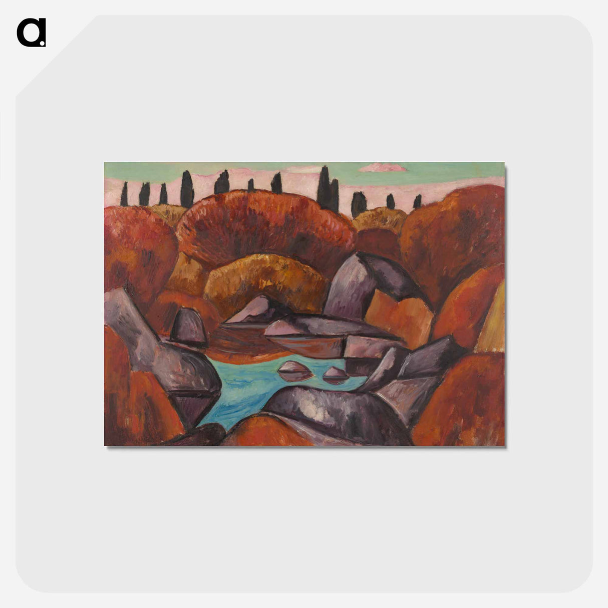 アートポストカード-Flaming Pool—Dogtown
- イェール大学アートギャラリー Postcard.