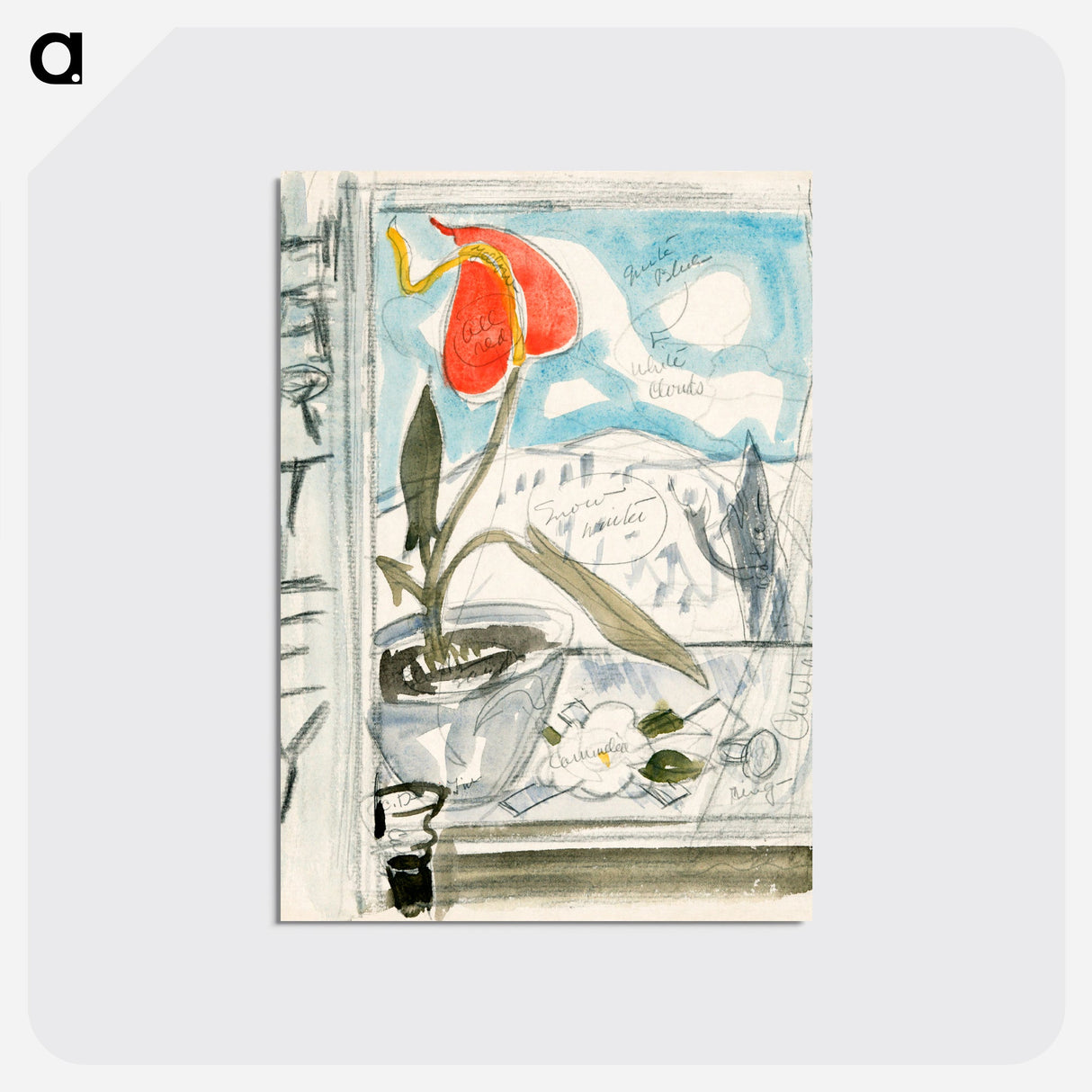 Marsden Hartley - チャールズ デムス Postcard.