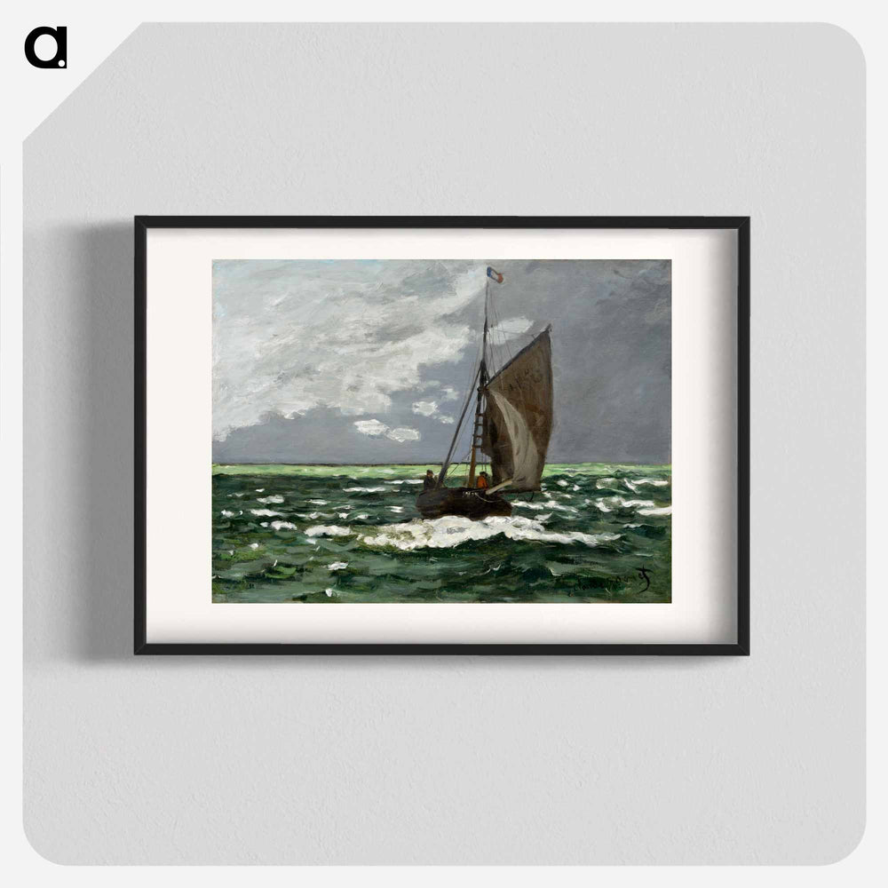 Seascape, Storm - Claude Monet Poster.