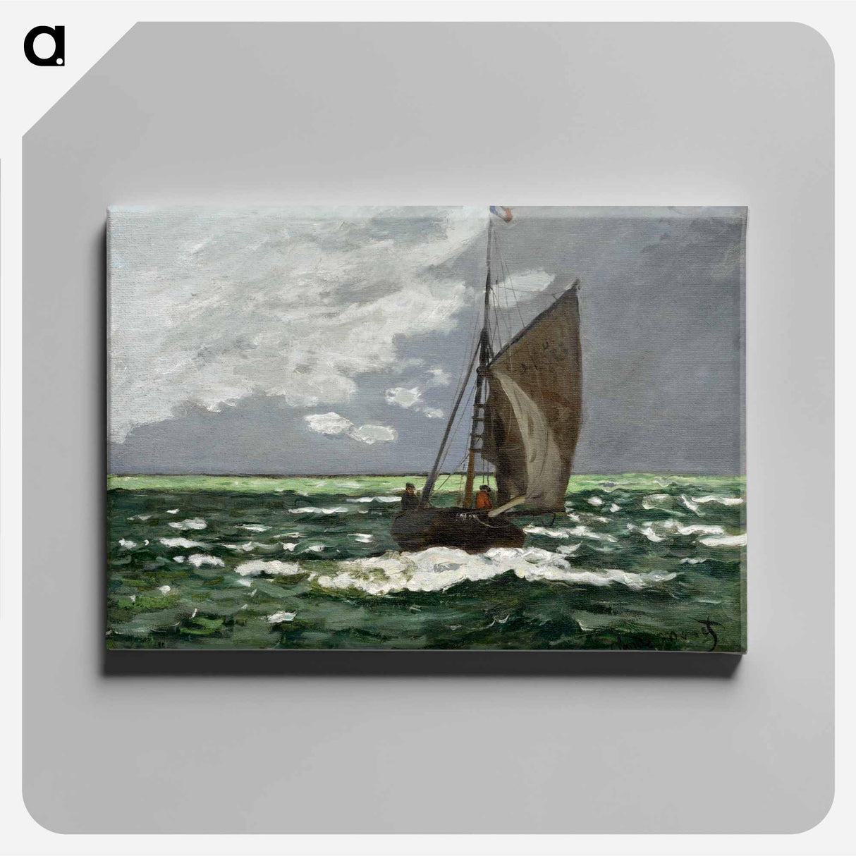 Seascape, Storm - Claude Monet Canvas.