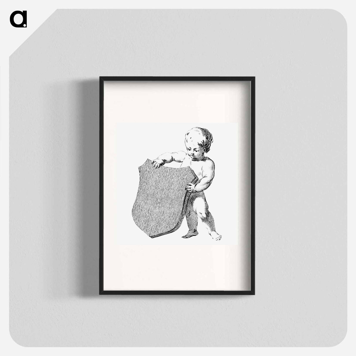 アートポスター-Cherub with Witsen Shield
- コルネリス プロース ファン アムステル Poster.