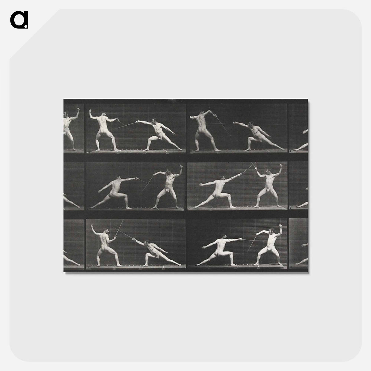 アートポストカード-Fencing
- エドワード マイブリッジ Postcard.