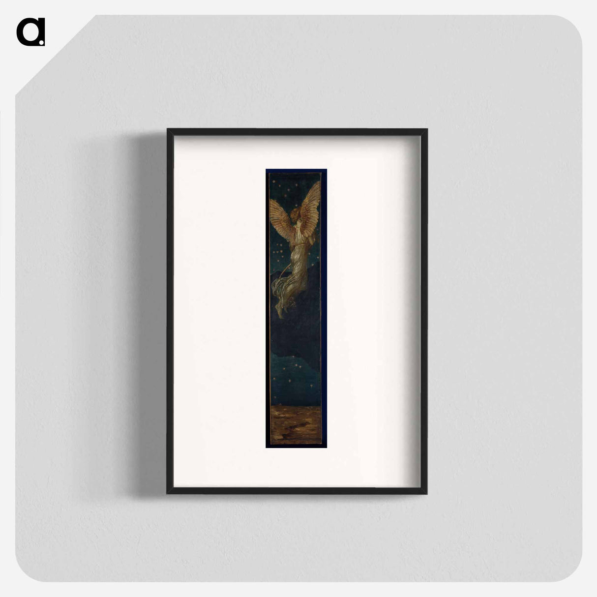 Cupid and Psyche - Palace Green Murals - Cupid Flying away from Psyche - エドワード バーン ジョーンズ Poster.