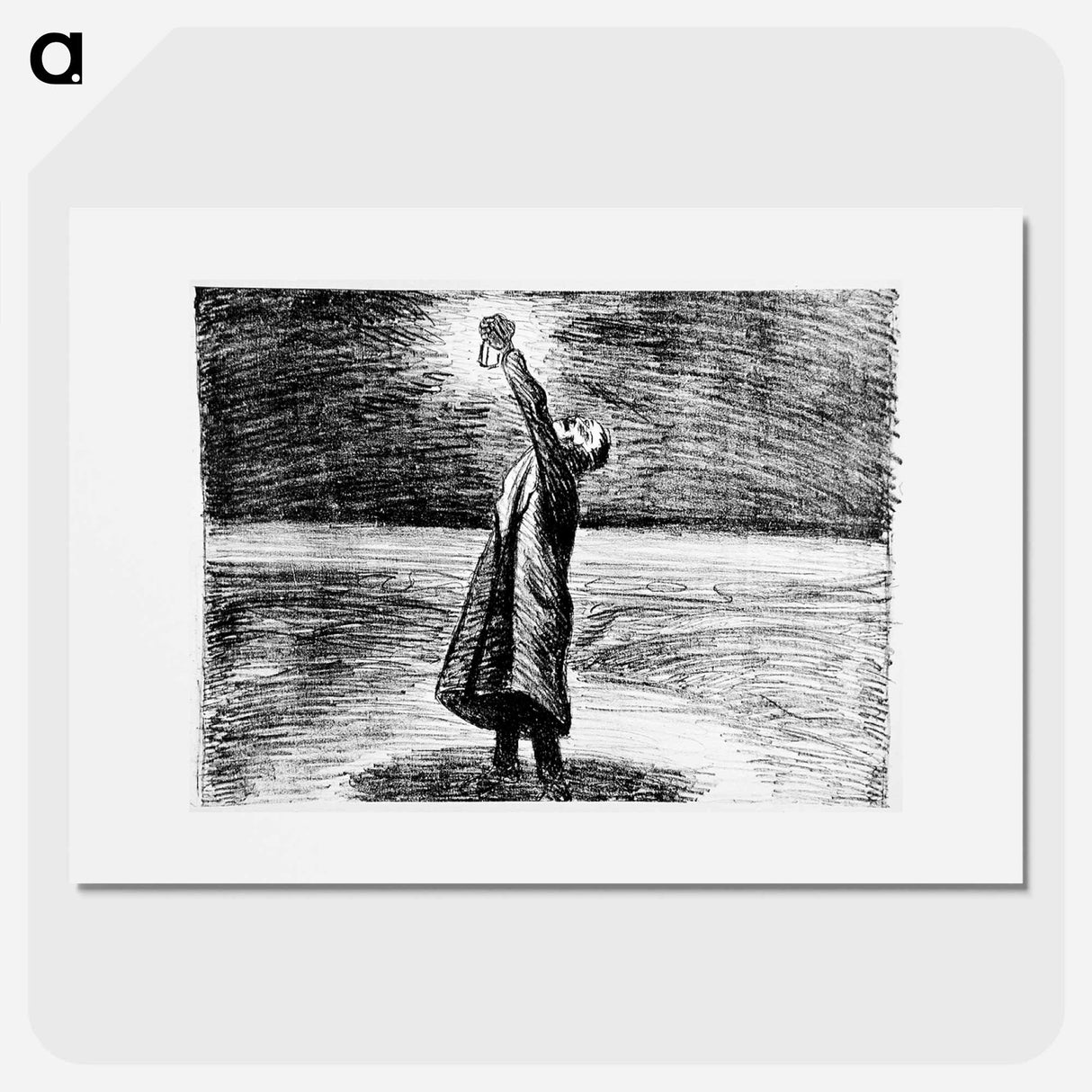 The lantern - エルンスト ハインリヒ バルラッハ Poster.