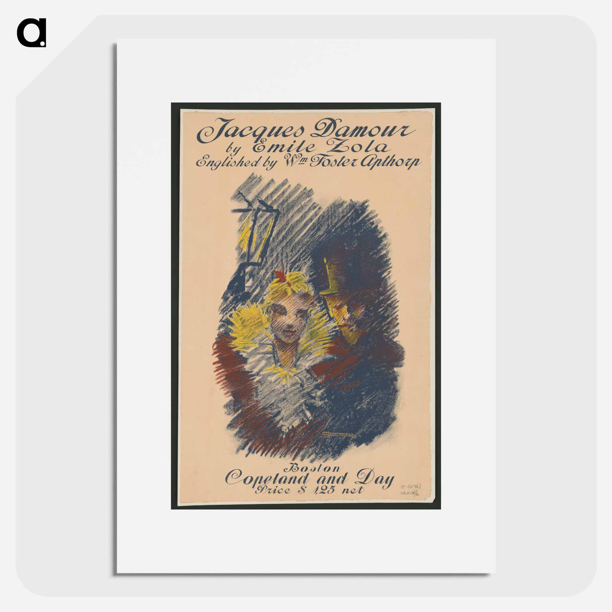 Woman and man - エセル リード Poster.