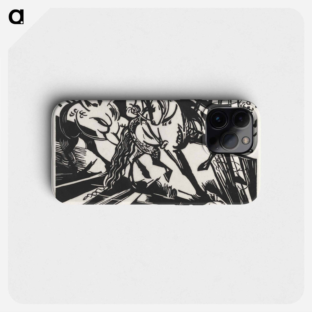 The Riding School - Franz Marc Phone Case.