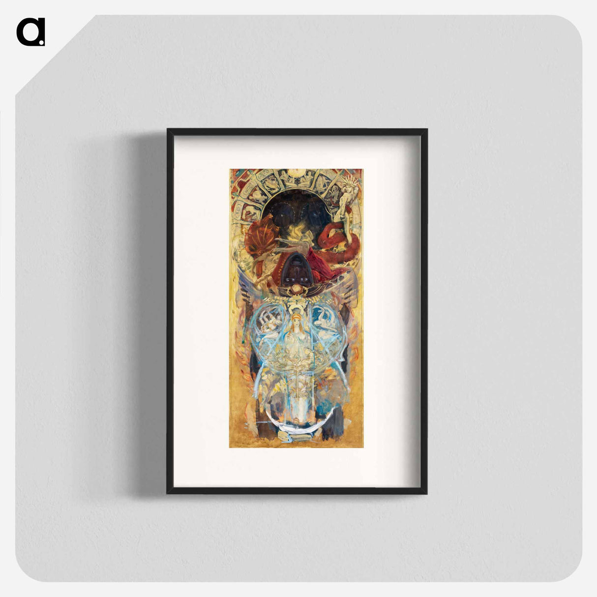 Study for the Boston Public Library Murals: Design for an Archway - ジョン シンガー サージェント Poster.