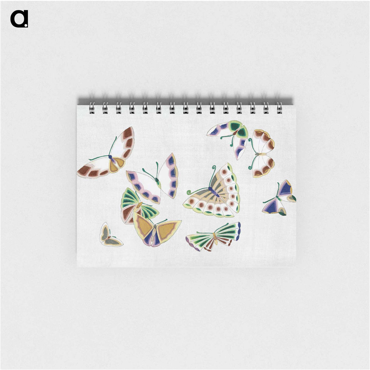 Japanese butterfly - 神坂 雪佳 Memo.