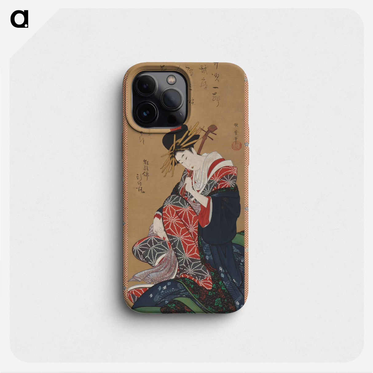 Shamisen Player - 喜多川 歌麿 Phone Case.