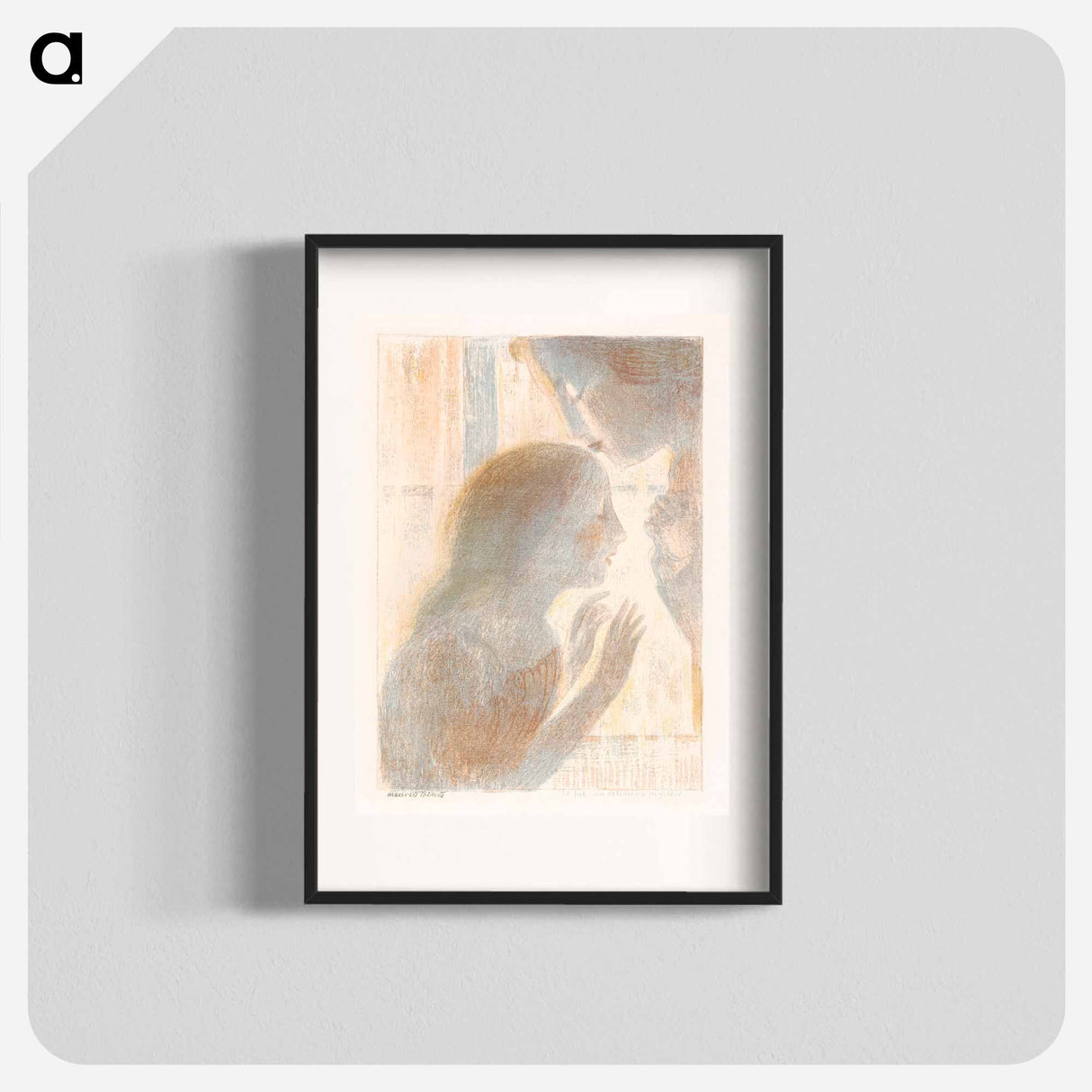 It was a religious mystery - Maurice Denis Poster.