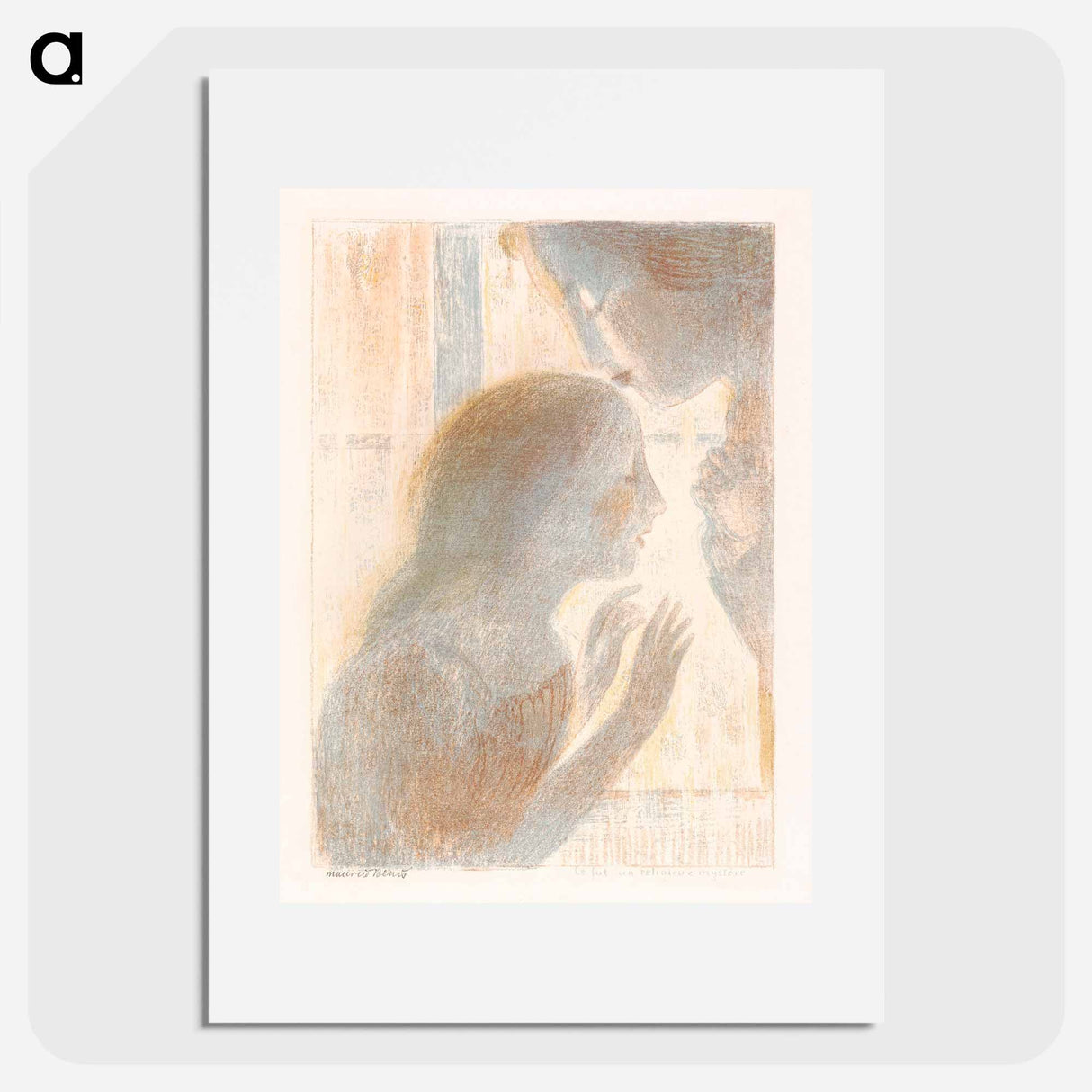 It was a religious mystery - Maurice Denis Poster.