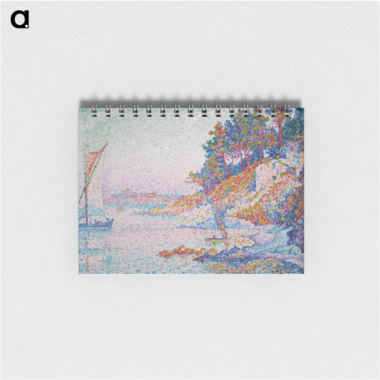 Signac - La Calanque edit - ポール シニャック Memo.