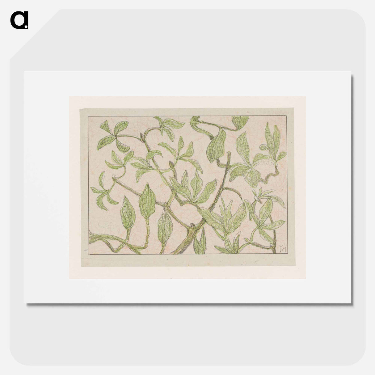 Hands holding a knife - Theo van Hoytema Poster.