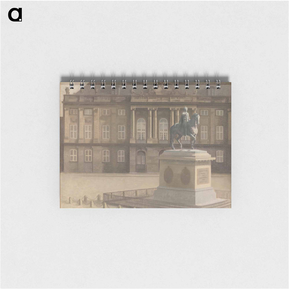 アートメモ帳-Amalienborg Square, Copenhagen - ヴィルヘルム ハンマースホイ Memo.