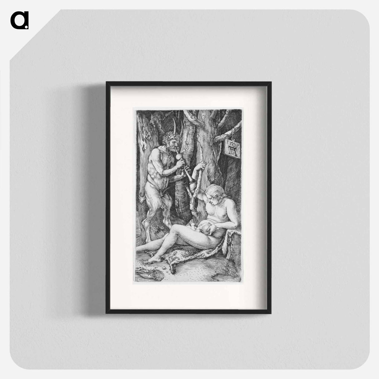 Satyr Family - アルブレヒト デューラー Poster.