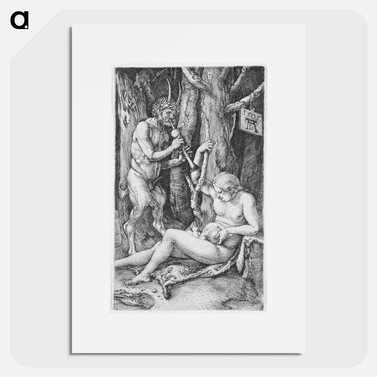 Satyr Family - アルブレヒト デューラー Poster.