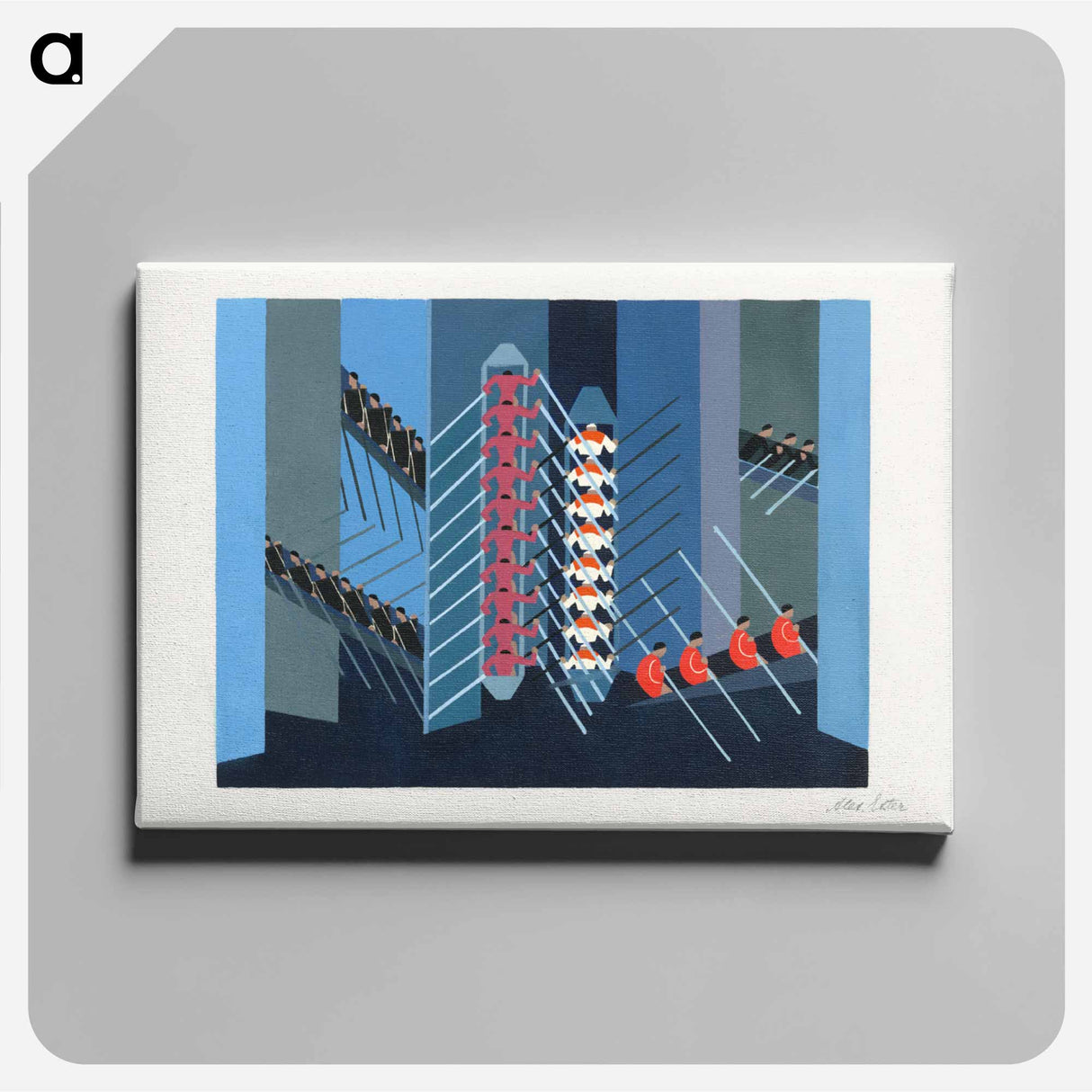 Maquettes de theatre i.-xv. - アレクサンドラ エクスター Canvas.