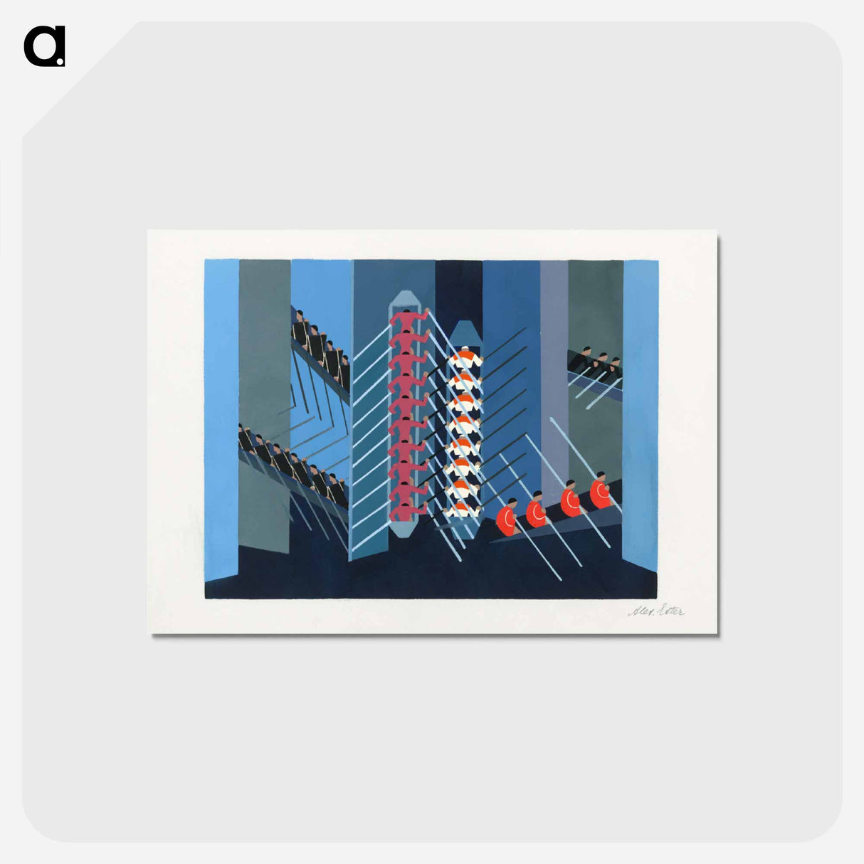 Maquettes de theatre i.-xv. - アレクサンドラ エクスター Postcard.