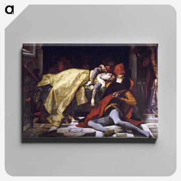 Morte di Francesca da Rimini e di Paolo Malatesta - アレクサンドル カバネル Canvas.
