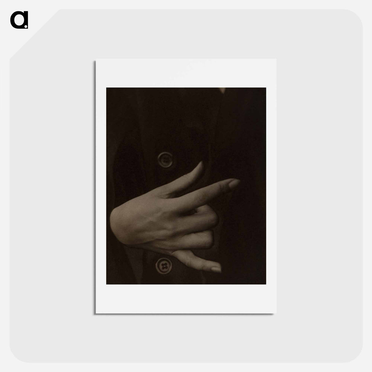 アートポストカード-Georgia O’Keeffe—Hand - アルフレッド スティーグリッツ Postcard.