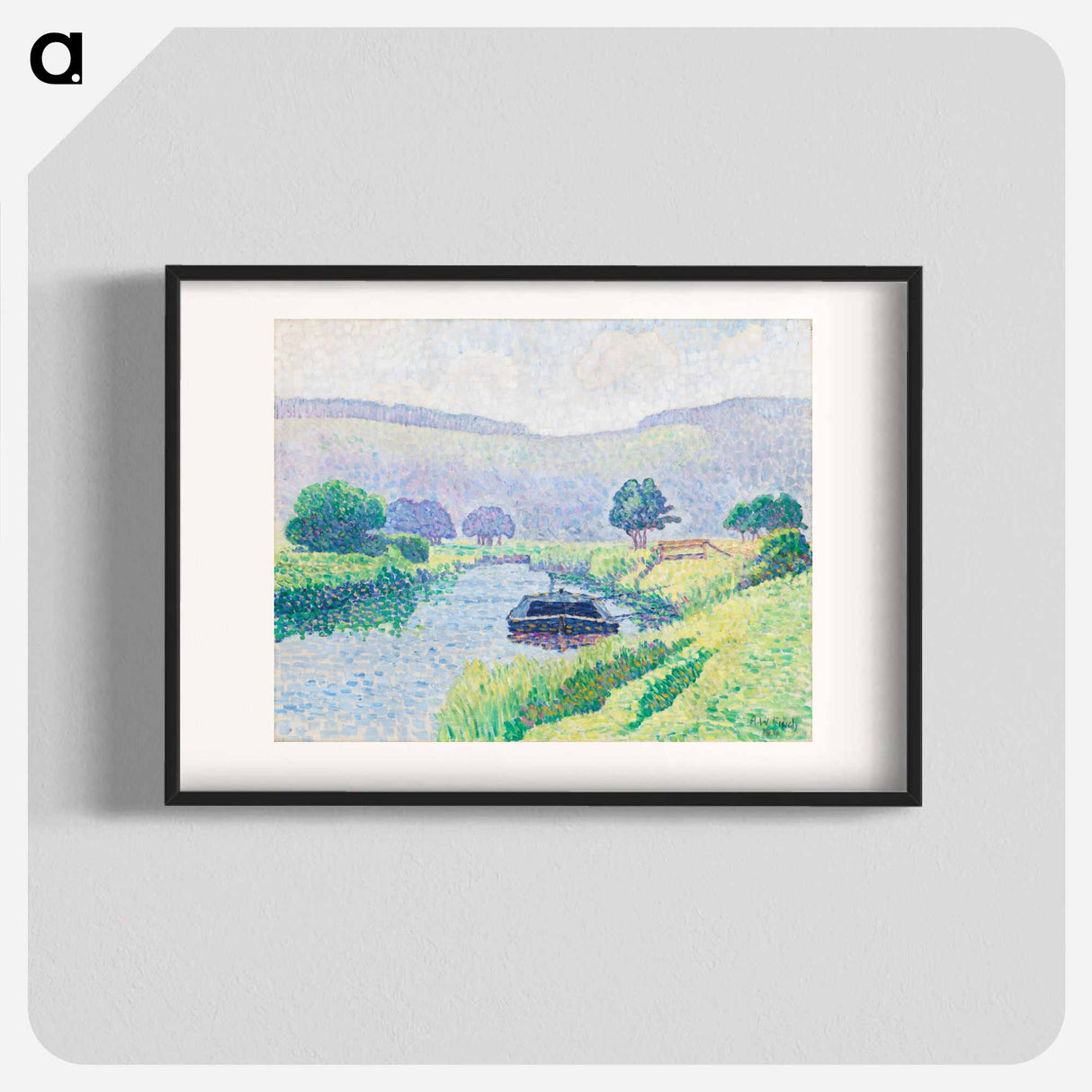 Amberleyn jokilaakso (arunjoki) - アルフレッド ウィリアム フィンチ Poster.