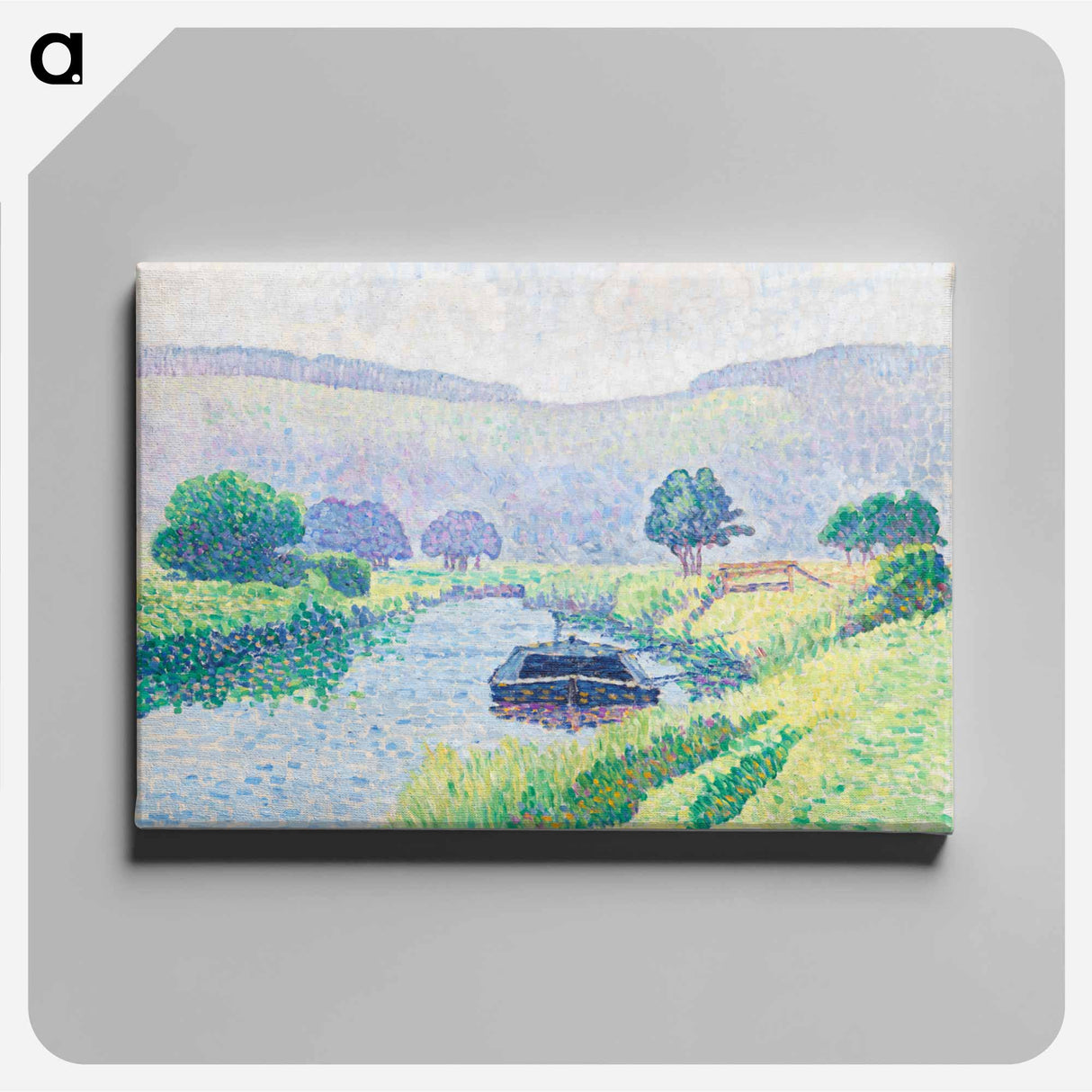 Amberleyn jokilaakso (arunjoki) - アルフレッド ウィリアム フィンチ Canvas.