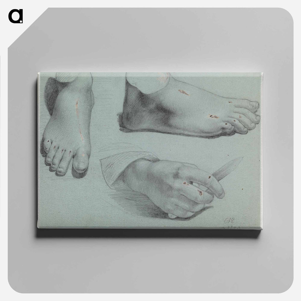 Jalka- ja käsitutkielmia - アンダース エクマン Canvas.