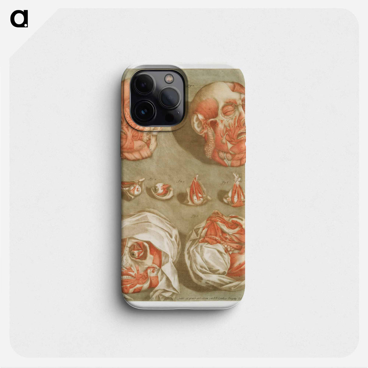 This fascinating collection of anatomical illustrations - アルノルド エロイ ゴーティエ ダゴティ Phone Case.