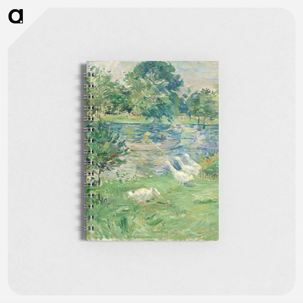 アートメモ帳-Girl in a Boat with Geese
- ベルト モリゾ Memo.