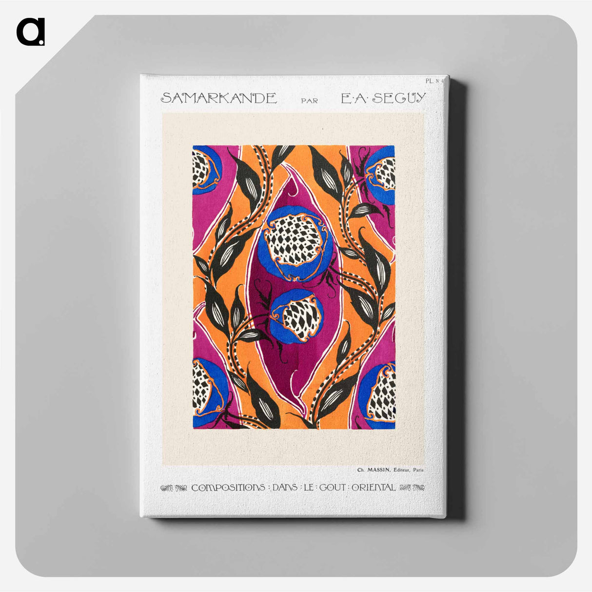 Samarkande: 20 Color Compositions in the Oriental Style - E.A.セギー Canvas.