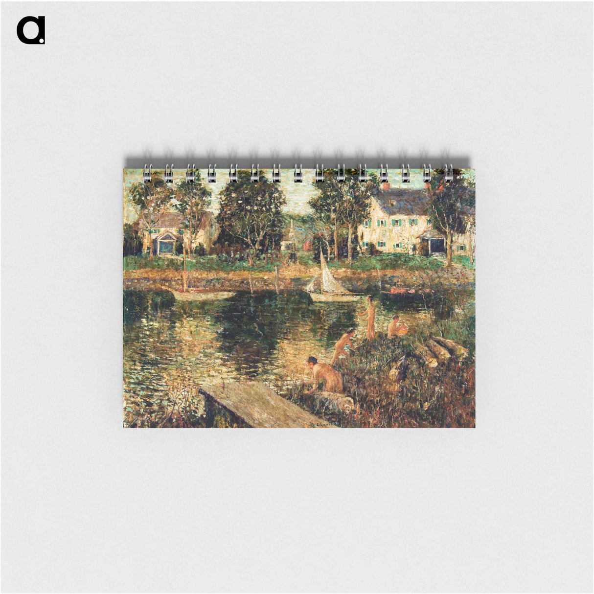 Swimming Hole - Ernest Lawson Memo.