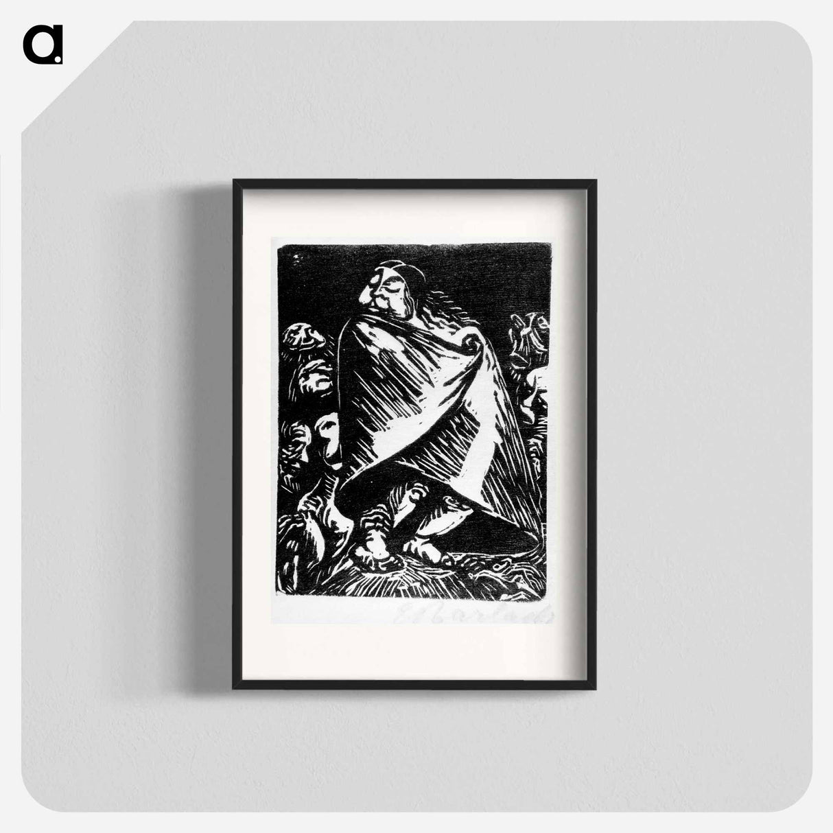 The snail witch - エルンスト ハインリヒ バルラッハ Poster.