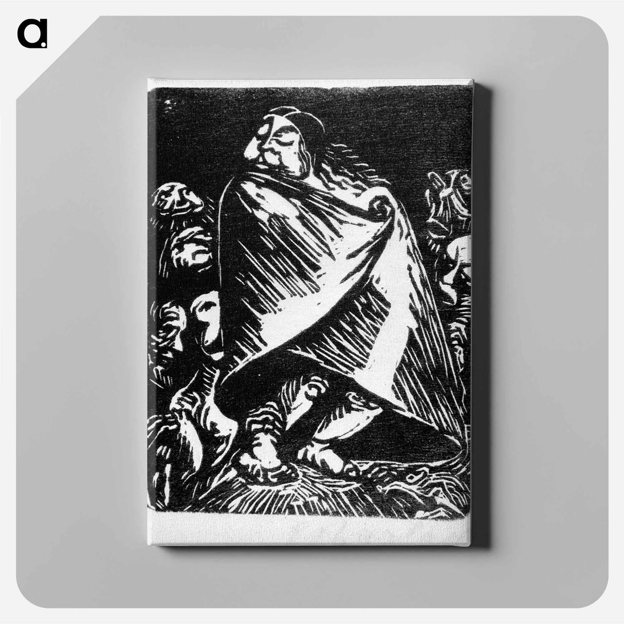 The snail witch - エルンスト ハインリヒ バルラッハ Canvas.