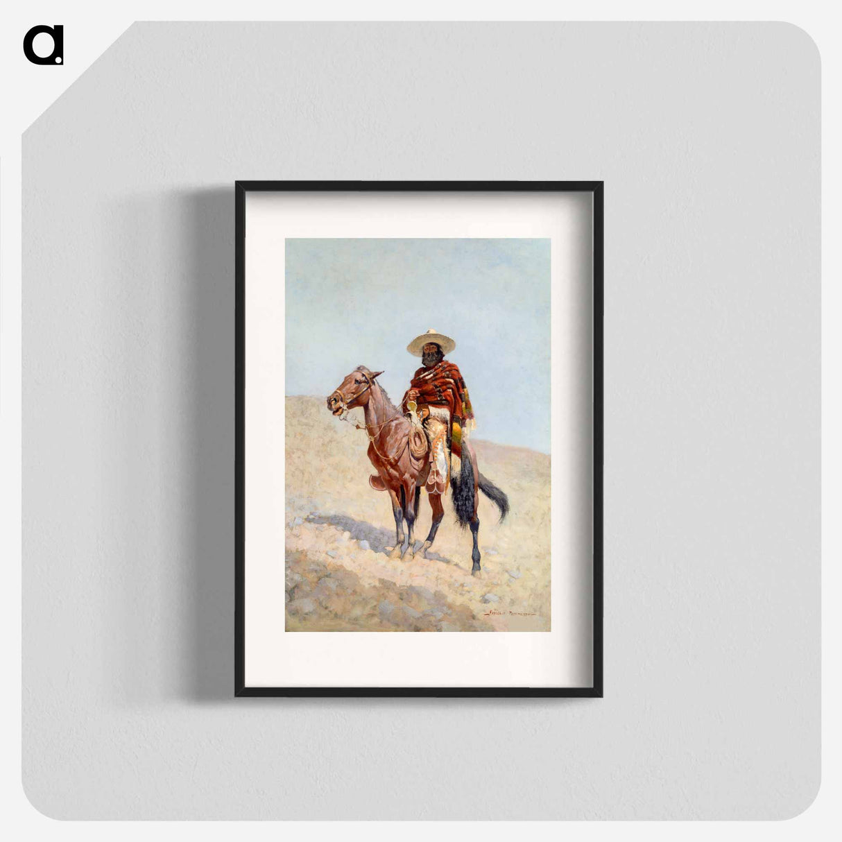 アートポスター-A Mexican Vaquero
- フレデリック レミントン Poster.