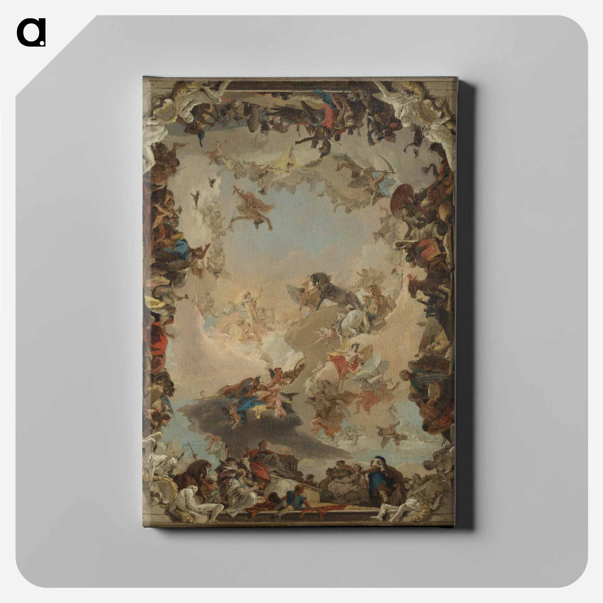 アートパネル-Allegory of the Planets and Continents
- ジョバンニ バティスタ ティエポロ Canvas.
