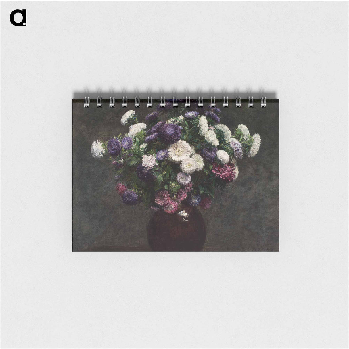 Asters in a Vase - アンリ ファンタン ラトゥール Memo.