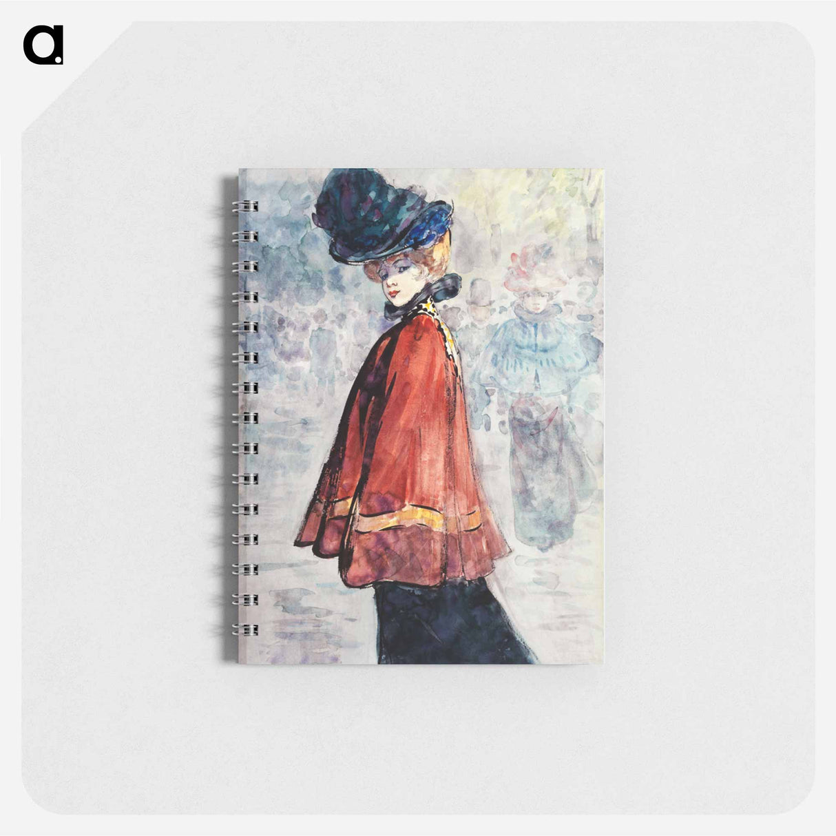 Elegant in red cape - アンリ ソム Memo.