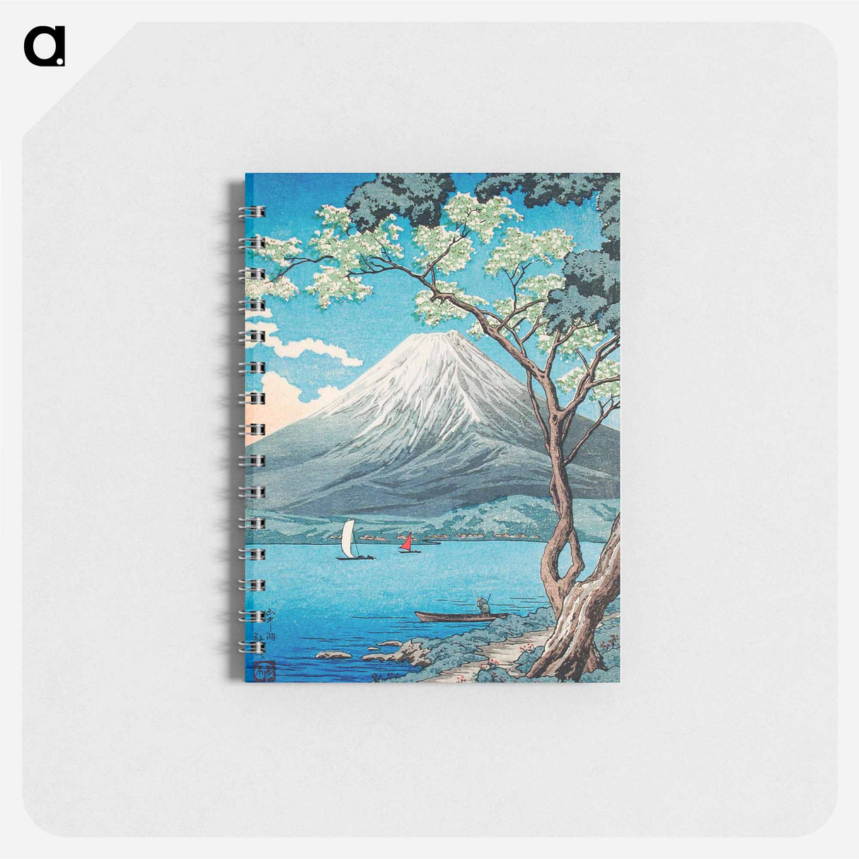 アートメモ帳-Mount Fuji from Lake Yamanaka - 高橋 宏明 Memo.