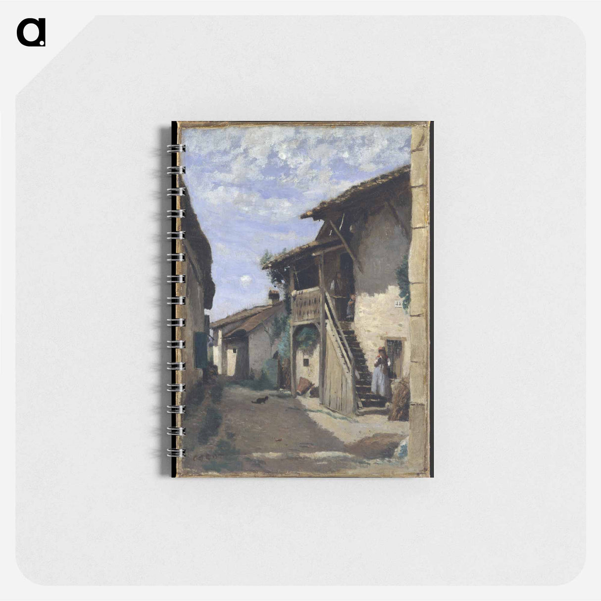 アートメモ帳-A Village Street: Dardagny
- ジャン バティスト カミーユ コロー Memo.