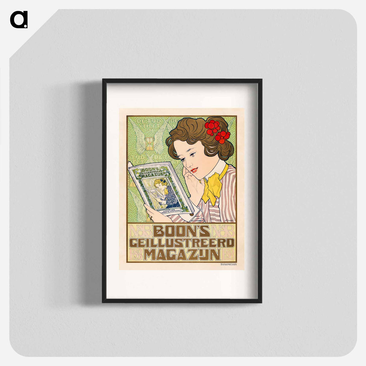 After Boon's Geïllustreerd Magazijn by Johann Georg van Caspel - Johan Georg van Kaspel Poster.