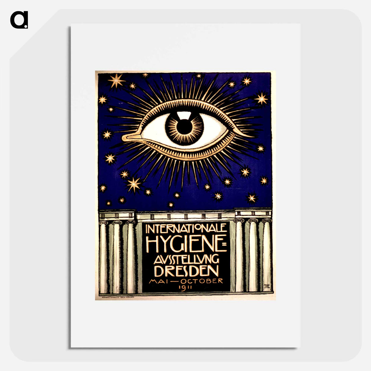 アートポスター-Internationale Hygiene-Ausstellung Poster
- 国立医学図書館 Poster.