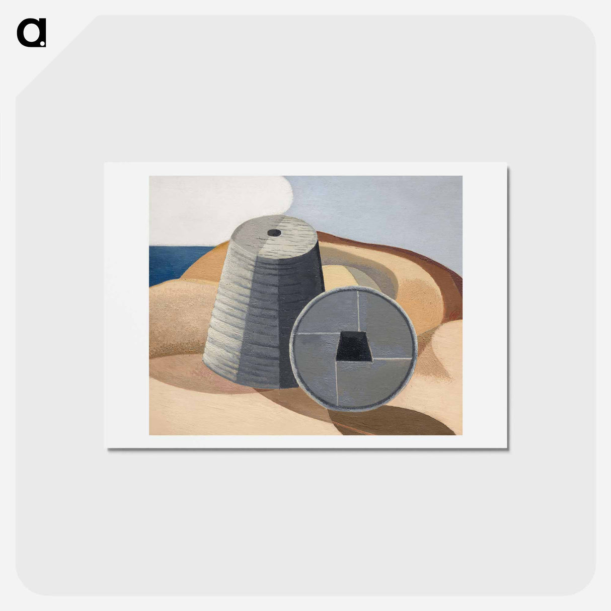 アートポストカード-Mineral Objects - ポール ナッシュ Postcard.