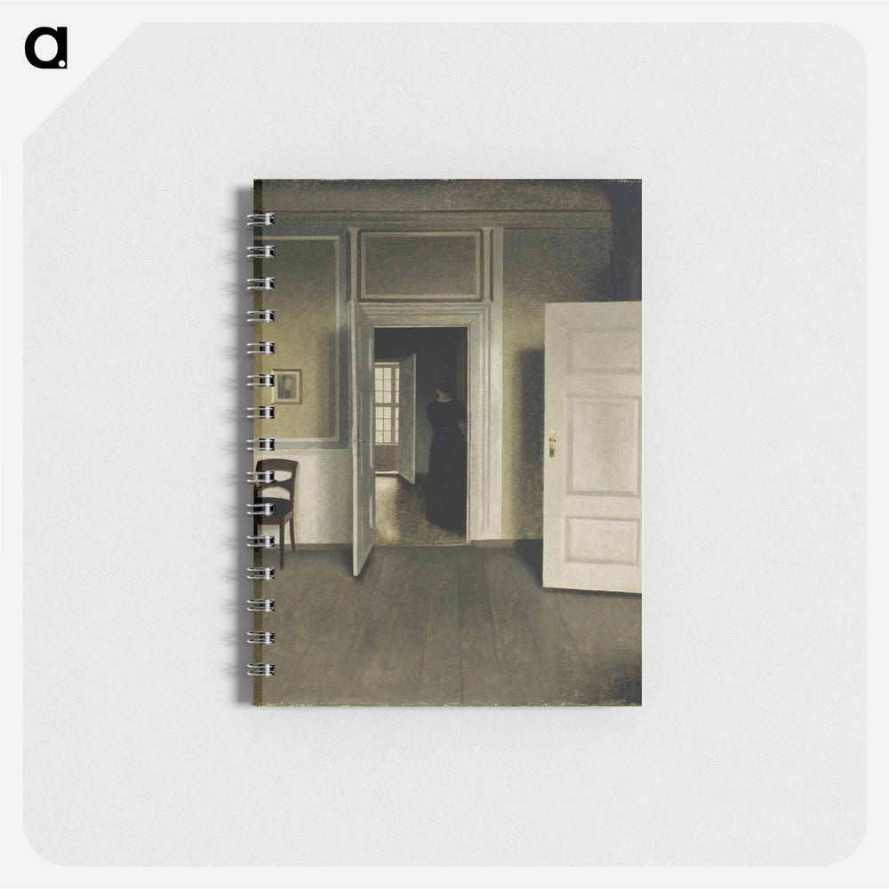 Interior from the home of the artist - ヴィルヘルム ハンマースホイ Memo.